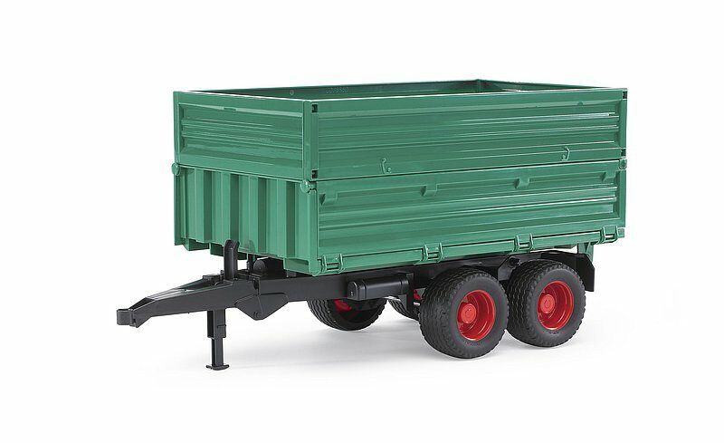 BRUDER TANDEMAXLE TIPPING TRAILER WITH REMOVEABLE TOP