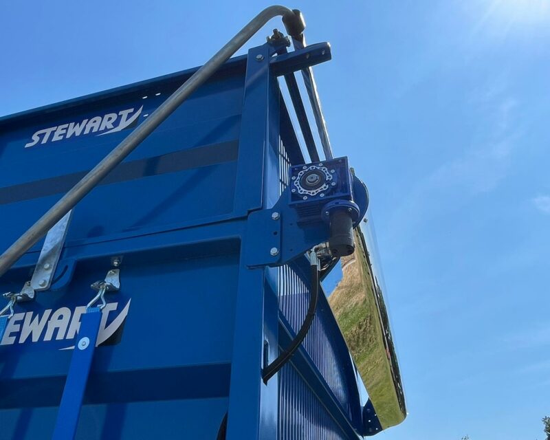 STEWART GX 16-21 L TRAILER WITH SILAGE KIT AND TRANSCOVER FRONT TO BACK SHEET FOR HIRE