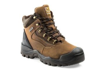 BUCKLER BOOT BROWN HIKER STYLE SAFETY LACE BOOT