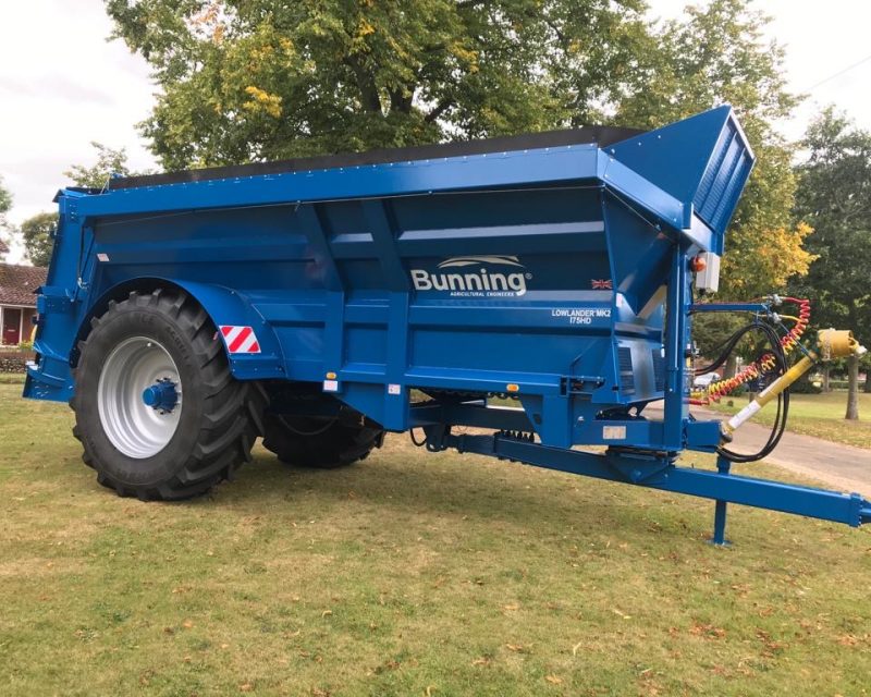 BUNNING LOWLANDER 175 HEAVY DUTY MK2 MUCK SPREADER