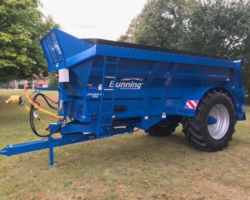 BUNNING LOWLANDER 175 HEAVY DUTY MK2 MUCK SPREADER