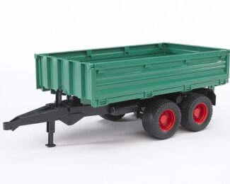 BRUDER TANDEMAXLE TIPPING TRAILER WITH REMOVEABLE TOP