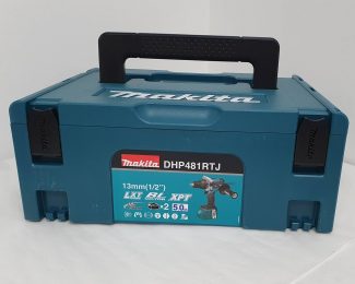 DHP481RTJ MAKITA 18V BRUSHLESS COMBI DRILL LXT KIT INCLUDES 2 X 5.0aH 18V BATTERIES