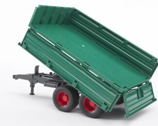 BRUDER TANDEMAXLE TIPPING TRAILER WITH REMOVEABLE TOP