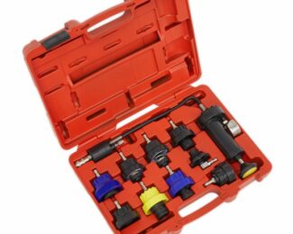 SEALEY 10PC COOLING SYSTEM PRESSURE TEST KIT