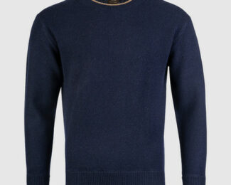 JACK PYKE ASHCOMBE CREWKNIT PULLOVER – NAVY