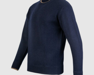 JACK PYKE ASHCOMBE CREWKNIT PULLOVER – NAVY