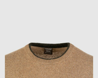 JACK PYKE ASHCOMBE CREWKNIT PULLOVER – BARLEY