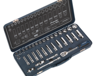 SEALEY 34PC 3/8″SQ DRIVE LOCK-ON™ SOCKET SET