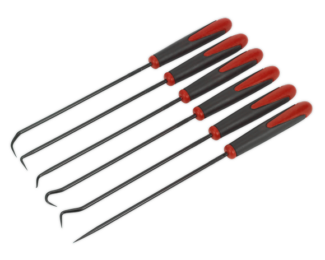 SEALEY 6PC EXTRA-LONG PICK & HOOK SET