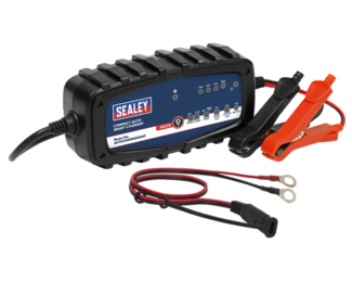 SEALEY 2A 9-CYCLE 6/12V COMPACT SMART TRICKLE CHARGER & MAINTAINER