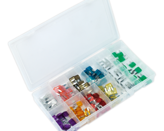 SEALEY 100PC AUTOMOTIVE MINI BLADE FUSE ASSORTMENT
