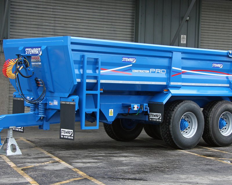 STEWART CONSTRUCTION DUMPER TRAILER