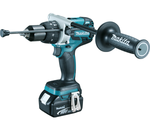 DHP481RTJ MAKITA 18V BRUSHLESS COMBI DRILL LXT KIT INCLUDES 2 X 5.0aH 18V BATTERIES