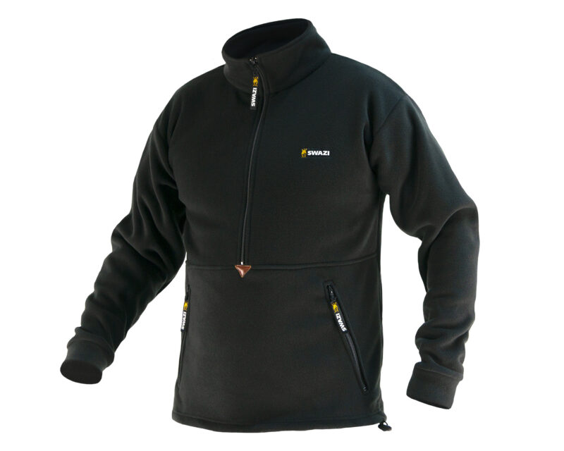 SWAZI DOUGHROASTER FLEECE JUMPER- BLACK