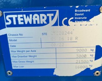 STEWART GX 14-17 R TRAILER (2022)