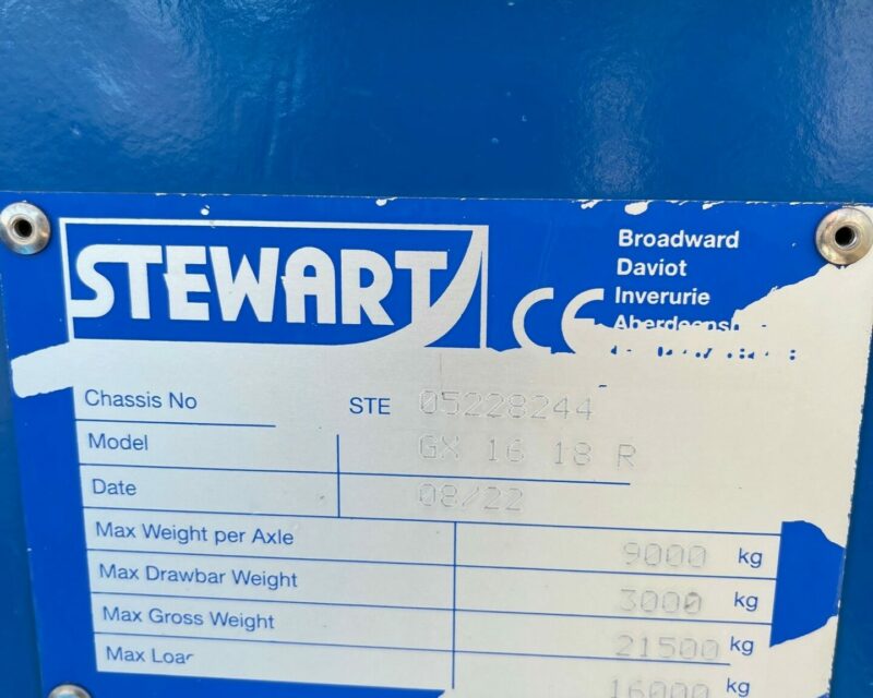 STEWART GX 14-17 R TRAILER (2022)