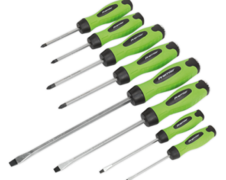 SEALEY 8PC HAMMER-THRU SCREWDRIVER SET