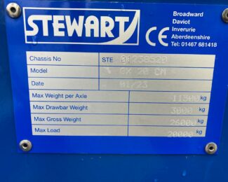 STEWART CM 20 TRAILER