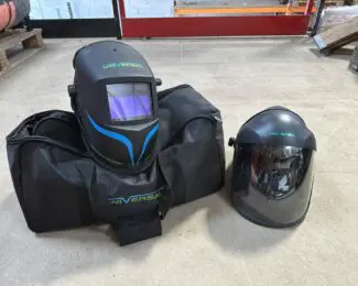 USED UNIVERSAL HORIZON MOMENTUM PAPR WELDING MASK KIT