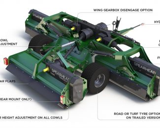SPEARHEAD TRIDENT 500 MOWER FOR HIRE