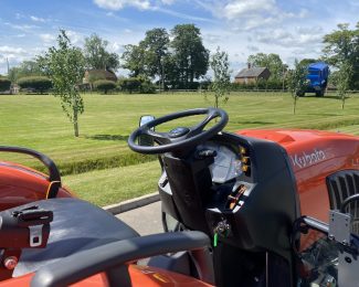 KUBOTA L1452 ROPS & TURF TYRES FOR HIRE