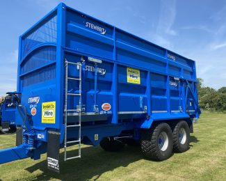STEWART GX 18-23 TRAILER WITH SILAGE KIT FOR HIRE