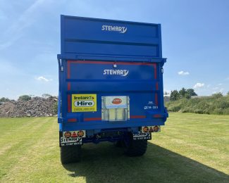 STEWART GX 18-23 TRAILER WITH SILAGE KIT FOR HIRE