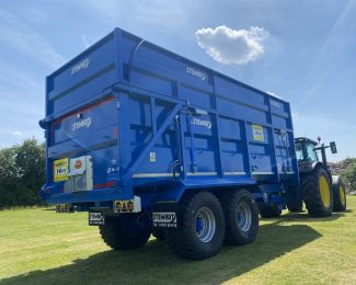 STEWART GX 18-23 TRAILER WITH SILAGE KIT FOR HIRE