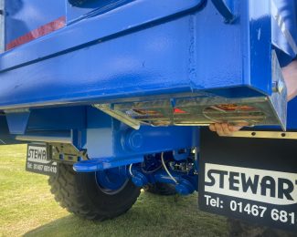 STEWART GX 18-23 TRAILER WITH SILAGE KIT FOR HIRE