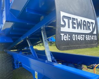 STEWART GX 18-23 TRAILER WITH SILAGE KIT FOR HIRE