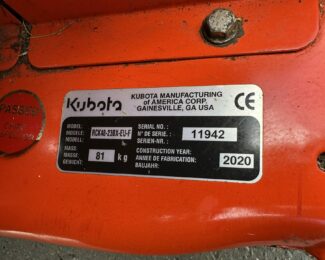 KUBOTA BX2350 COMPACT TRACTOR (2012)