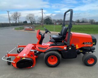 KUBOTA F391 RIDE ON MOWER WITH KUBOTA 1400 FLAIL