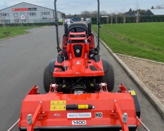 KUBOTA F391 RIDE ON MOWER WITH KUBOTA 1400 FLAIL