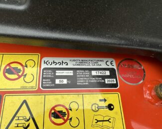 KUBOTA Z1-421 RIDE ON MOWER (19HP)