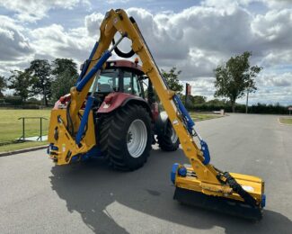 CASE IH 140 CVX (2011) WITH BOMFORD B8181 HEDGECUTTER (2022)