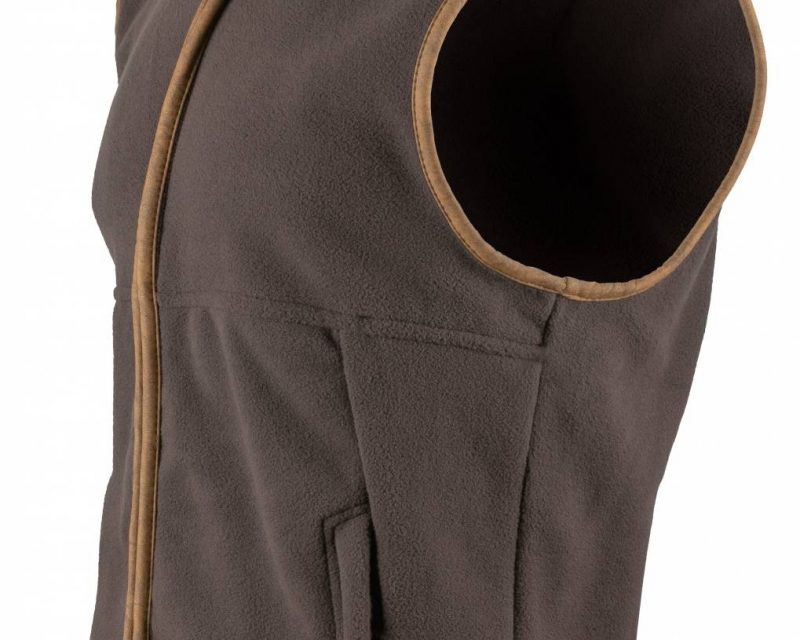 JACK PYKE COUNTRYMAN FLEECE GILET- BROWN