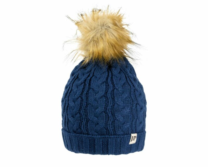 JACK PYKE LADIES CABLE KNIT HAT – NAVY