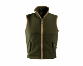 JACK PYKE JUNIOR FLEECE GILET – DARK OLIVE