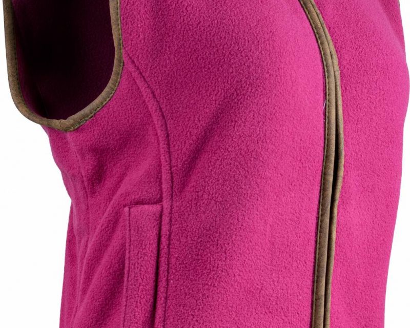 JACK PYKE LADIES COUNTRYMAN FLEECE GILET – ROSE