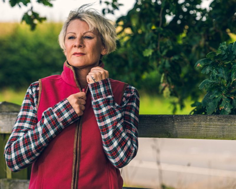 JACK PYKE LADIES COUNTRYMAN FLEECE GILET – ROSE