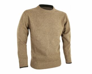 JACK PYKE ASHCOMBE CREWKNIT PULLOVER – BARLEY