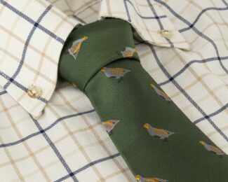 JACK PYKE PARTRIDGE SHOOTING TIE