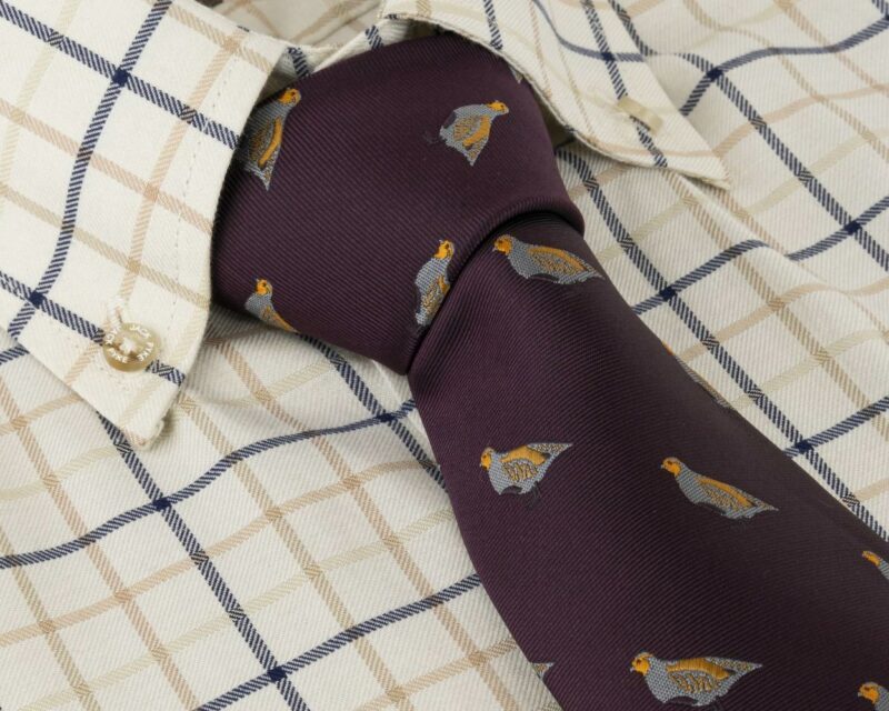 JACK PYKE PARTRIDGE SHOOTING TIE