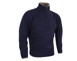 JACK PYKE ASHCOMBE ZIPKNIT PULLOVER – NAVY