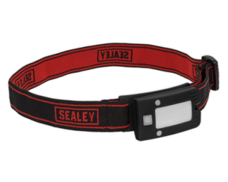SEALEY 3W COB LED RECHARGEABLE HEAD TORCH WITH AUTO-SENSOR