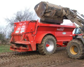 BUNNING LOWLANDER 150 HEAVY DUTY MK2 HBD MUCK SPREADER