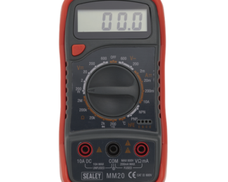 SEALEY 8-FUNCTION DIGITAL MULTIMETER WITH THERMOCOUPLE