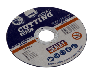 SEALEY Ø115 X 1.2MM CUTTING DISC Ø22MM BORE