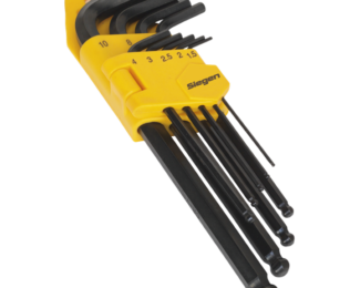 SEALEY 9PC LONG BALL-END HEX KEY SET